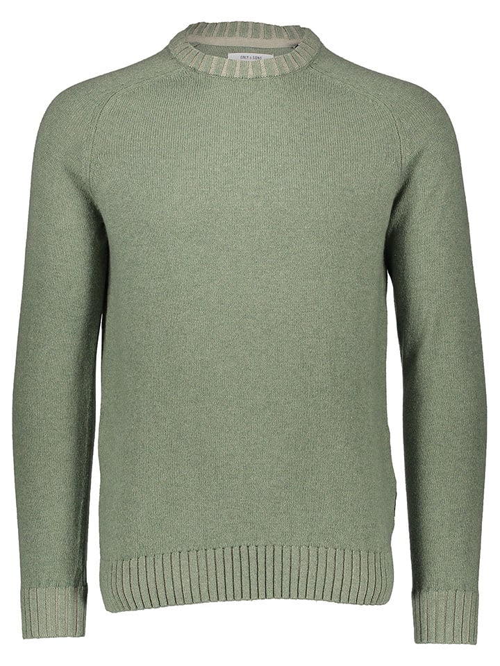 ONLY & SONS Pullover in Grün günstig kaufen
