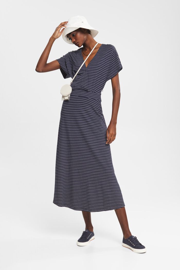 Maxikleid in Wickeloptik