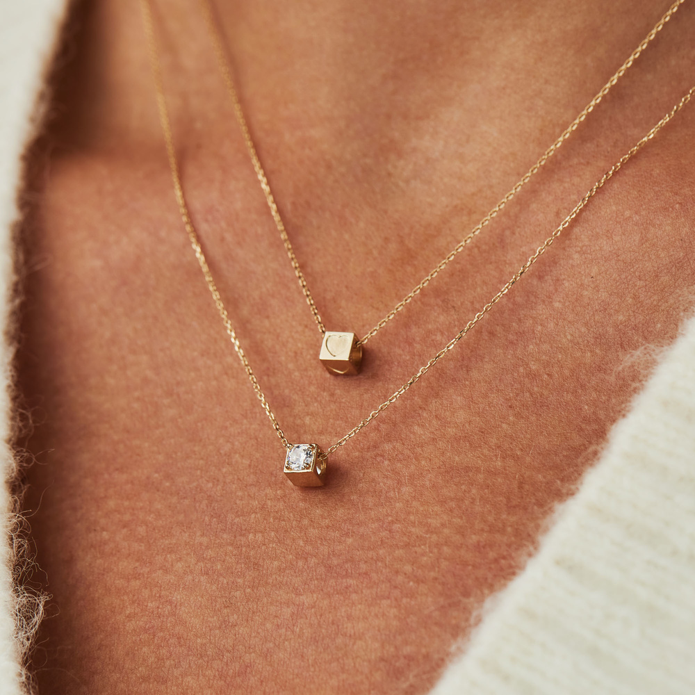 Isabel Bernard Le Carré Charm - Or 585 / Or 14 carats Bijoux