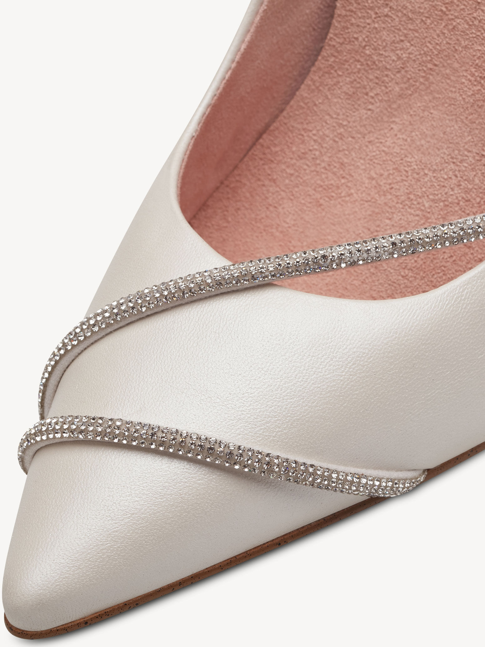 Escarpin en cuir - beige