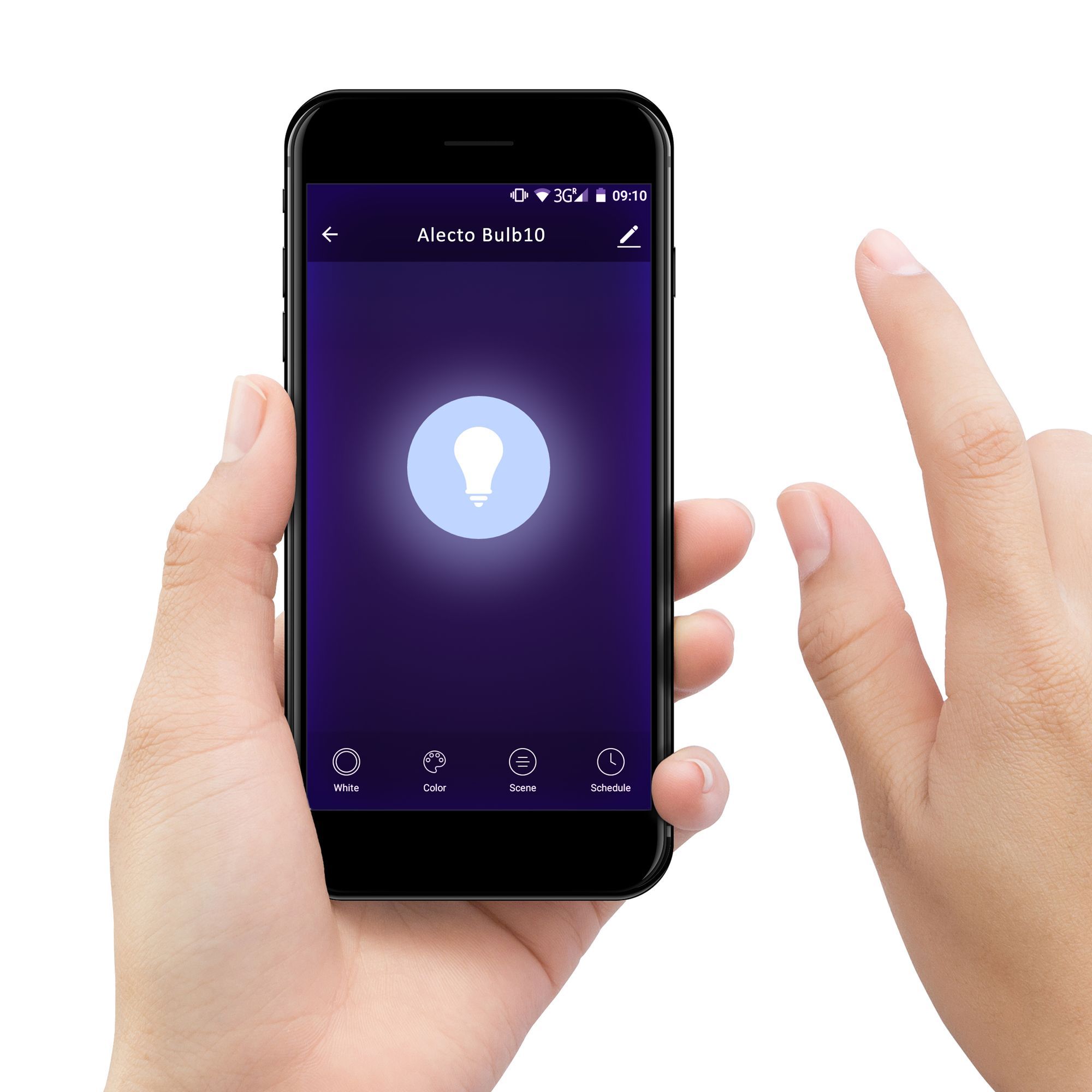 Alecto SMARTLIGHT30 Smart-LED-Farblampe