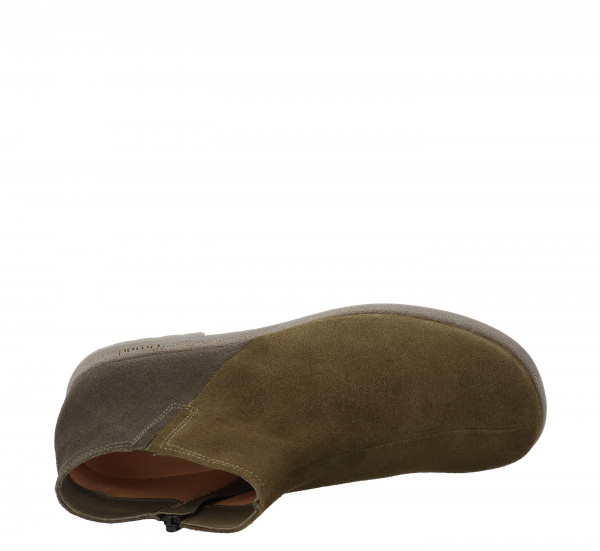 RENTO Ankle Boots - Olive/Kombi