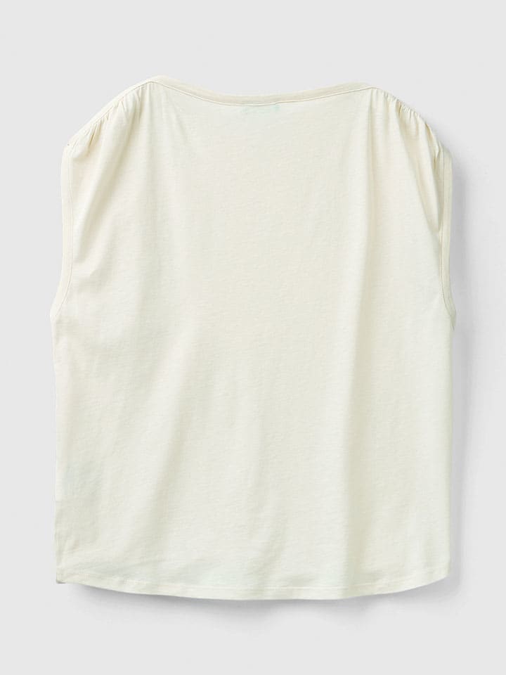 Benetton Shirt in Creme günstig kaufen