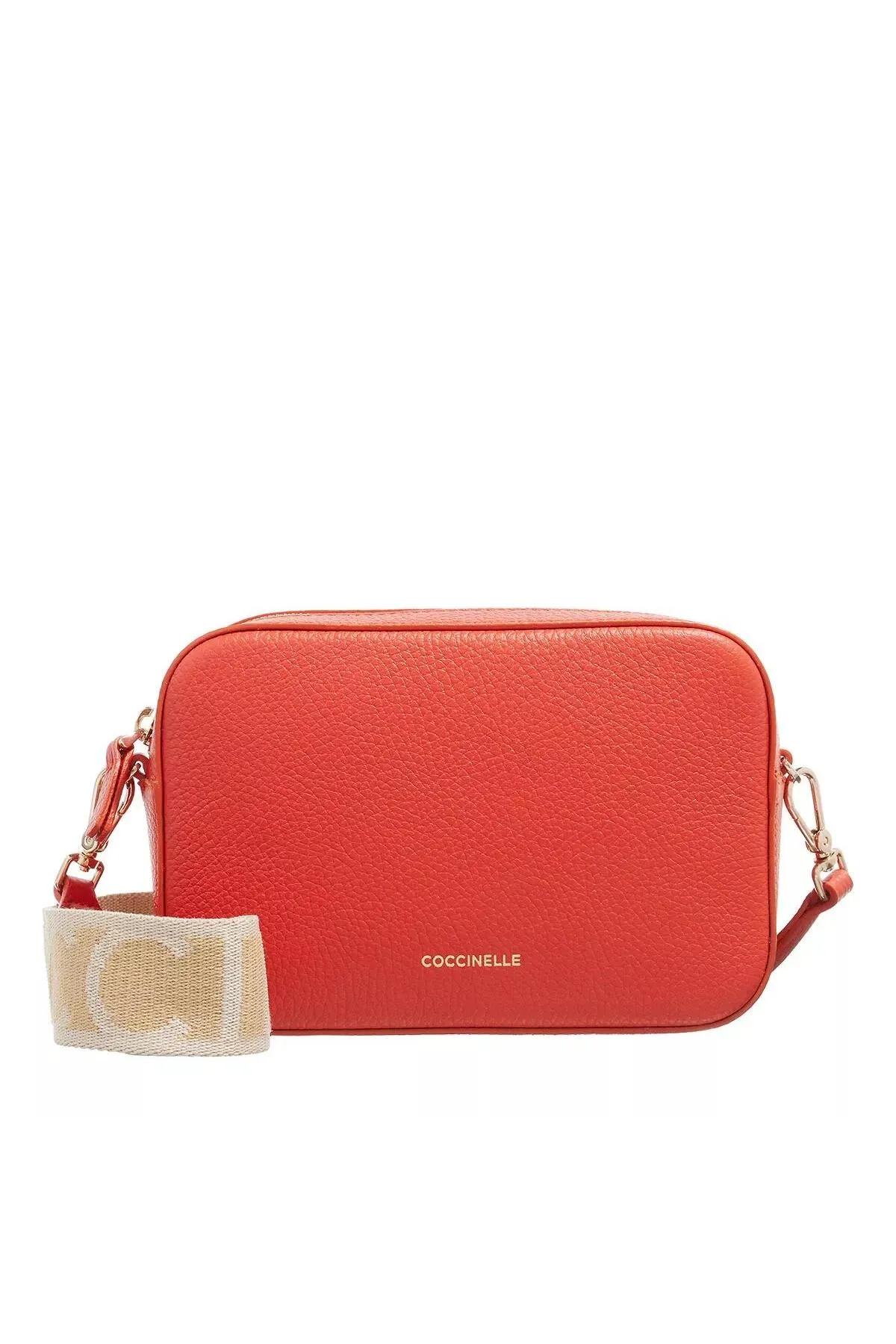 Coccinelle  Handtasche - Orange - Strukturiert
