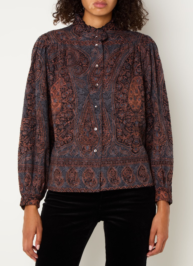 Antik Batik Tajaro blouse with paisley design