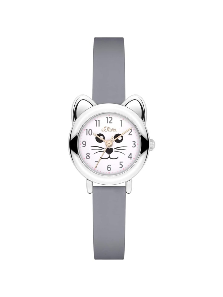 s.Oliver Quarzuhr SO-4319-PQ in Silber günstig kaufen onesize