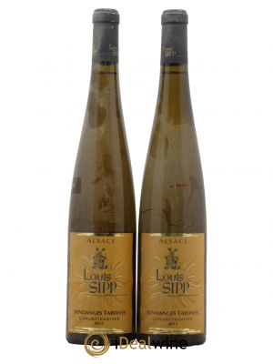 Alsace Gewurztraminer Vendanges Tardives Louis Sipp 2015 - Lot de 2 Bouteilles