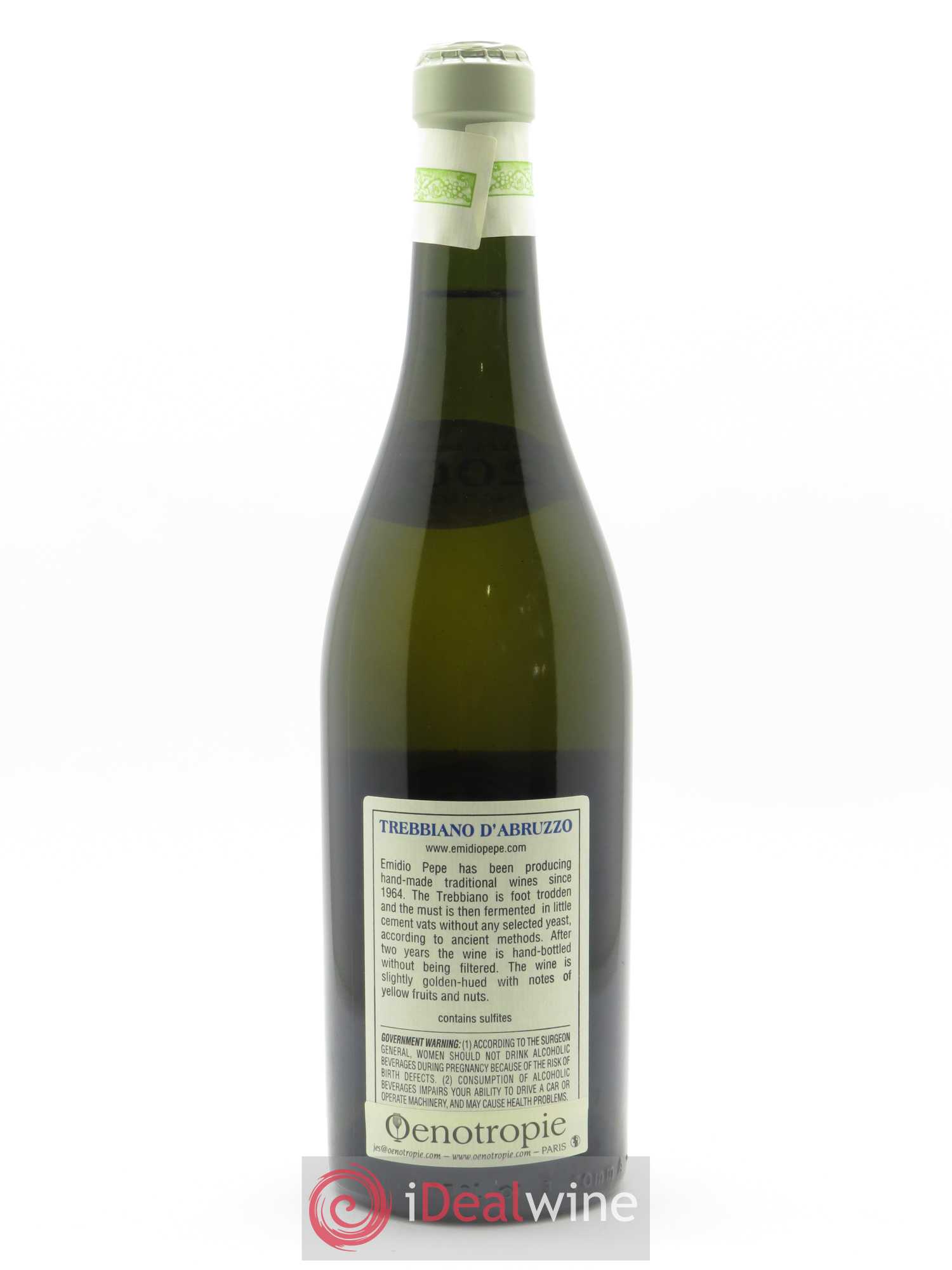 Trebbiano d'Abruzzo DOC Riserva Vecchie Viti Emidio Pepe  2007 - Lot de 1 Bouteille