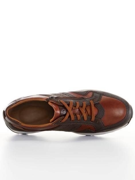 Schnürschuh mit zusätzlichem Reißverschluss