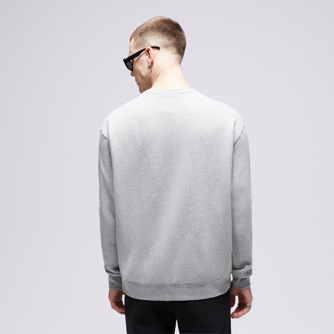 NEW ERA SWEATSHIRT NE CREW NECK NONE Grau