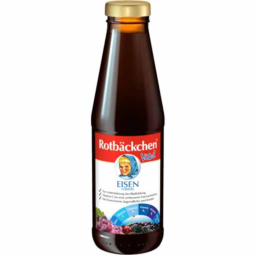 RABENHORST Rotbäckchen Vital Eisen Formel Saft  450 ml  Saft