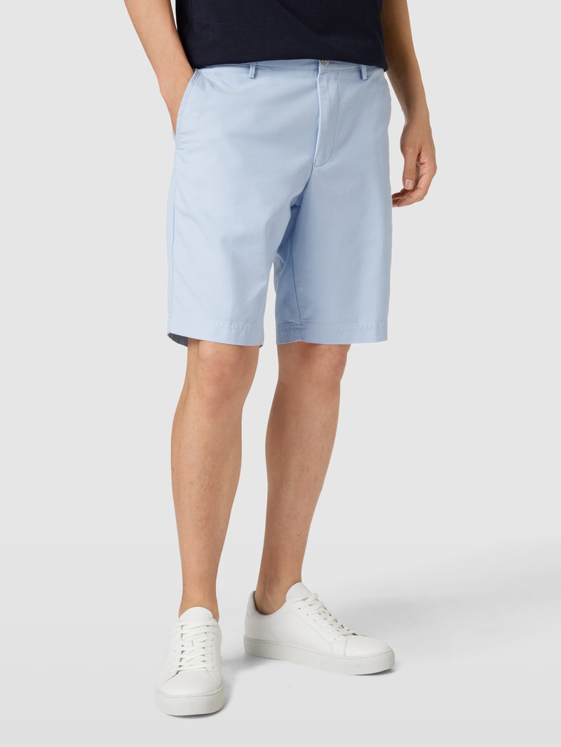 Chino-Shorts mit französischen Eingrifftaschen Modell 'Slice' in hellblau