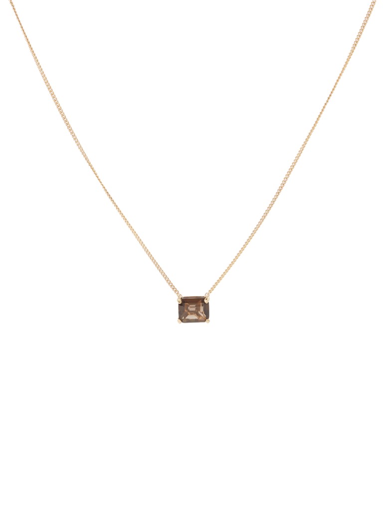 Wouters & Hendrix  Fijne ketting met smokey kwarts