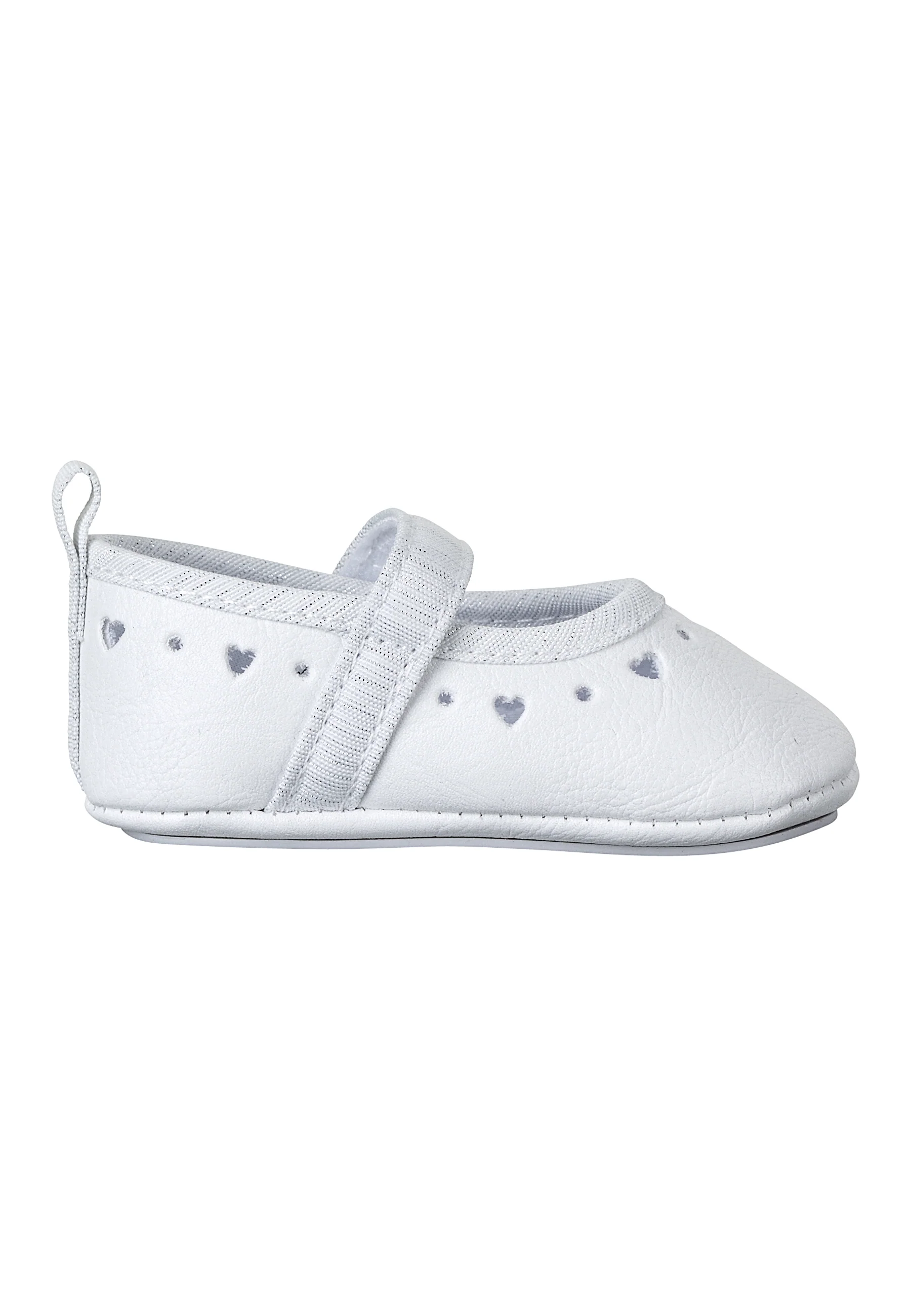 Baby-Ballerina aus Kunstleder mit Klettverschluss
