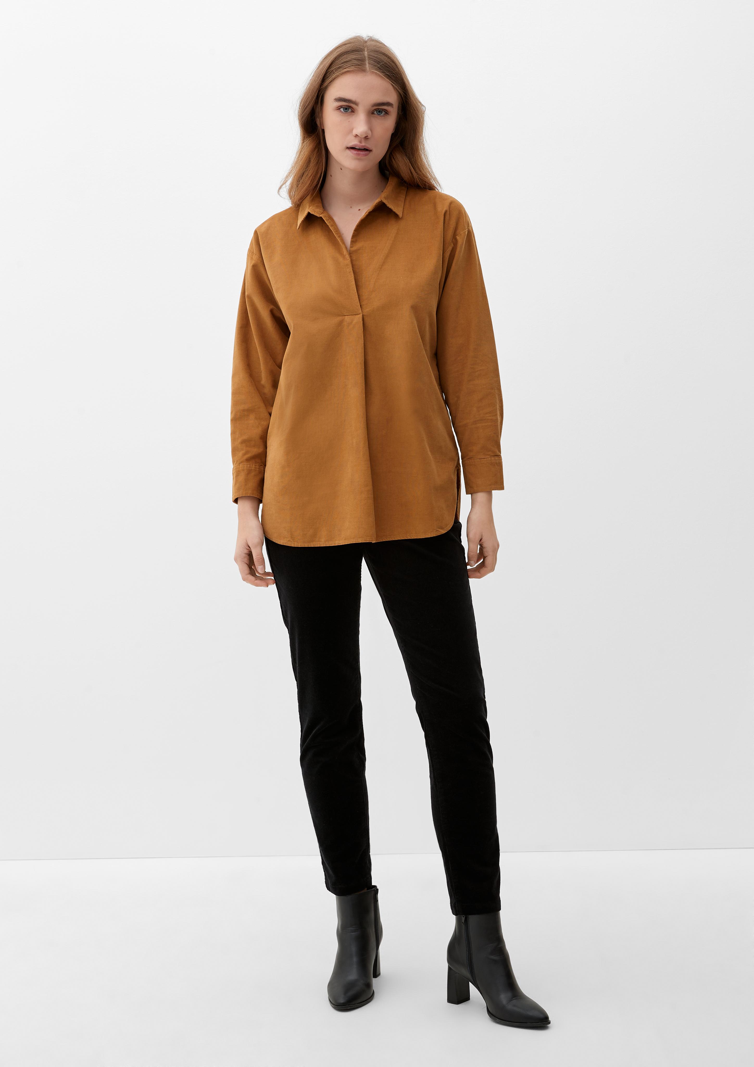 Bluse aus Feincord   2120882-8469
