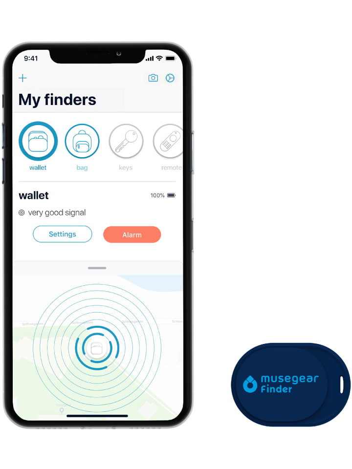 musegear Bluetooth-Schlüsselfinder 