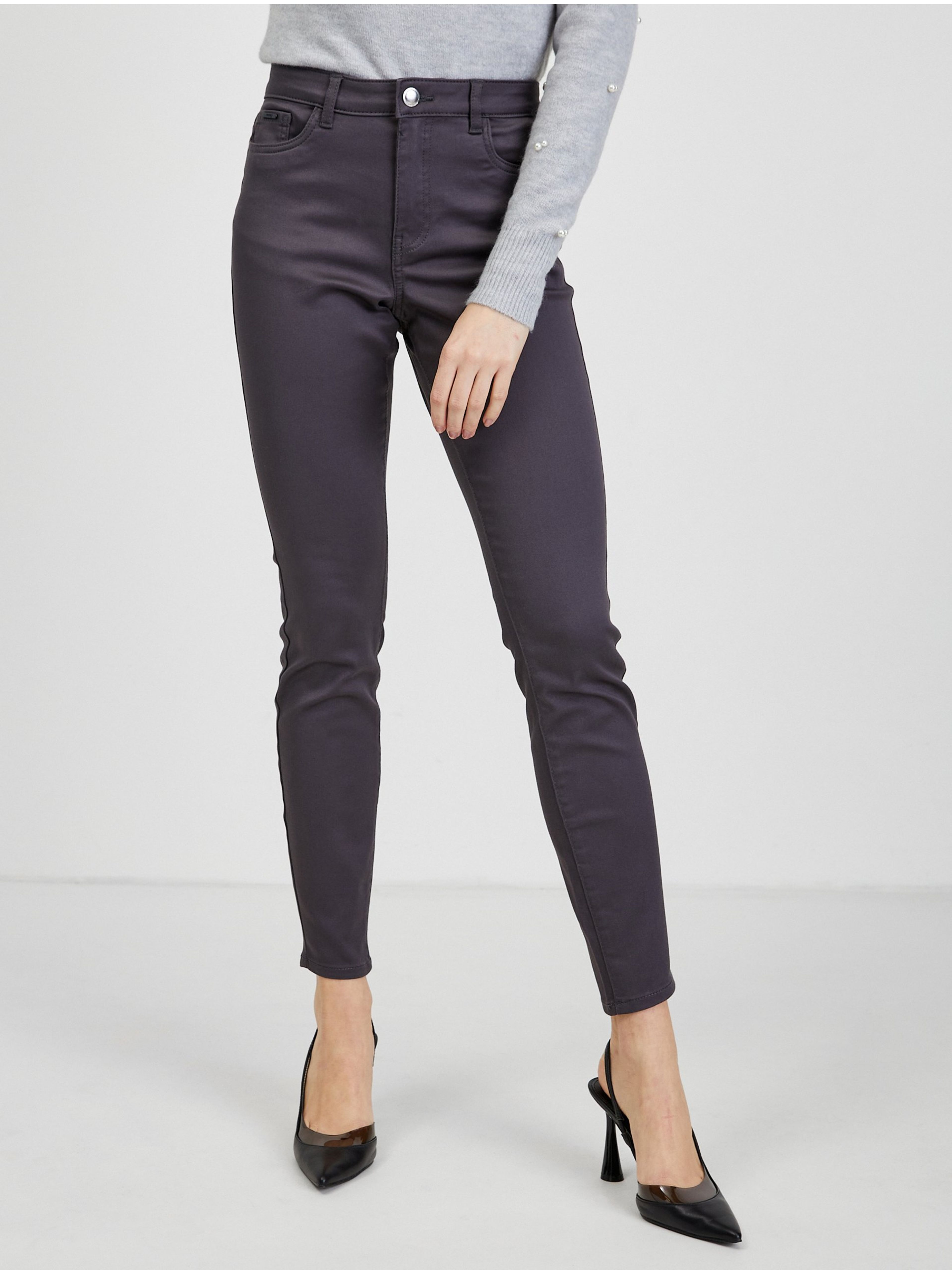 Graue Damenhosen ORSAY