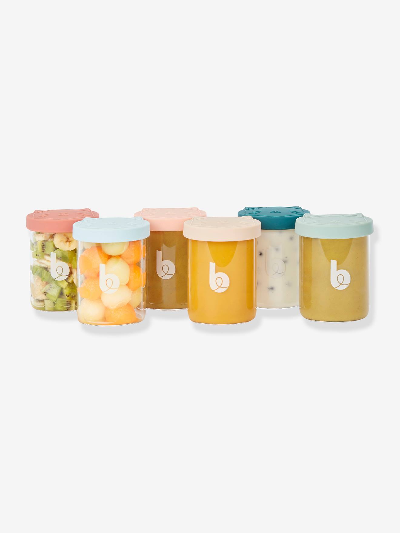 Isy Bowls 6 x 250ml BABYMOOV bleu