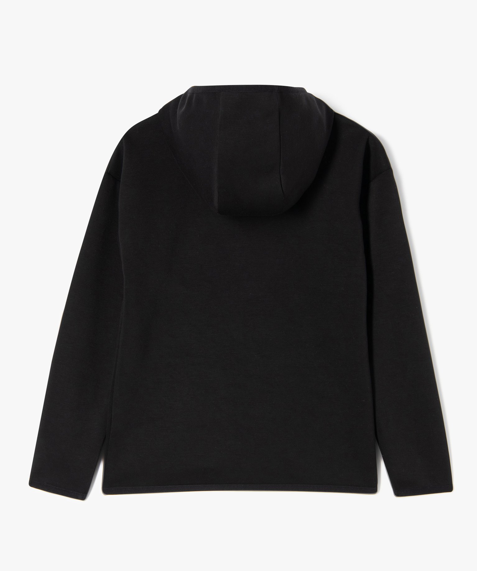 Sweat zippé à capuche en maille extensible Garçon noir | GEMO
