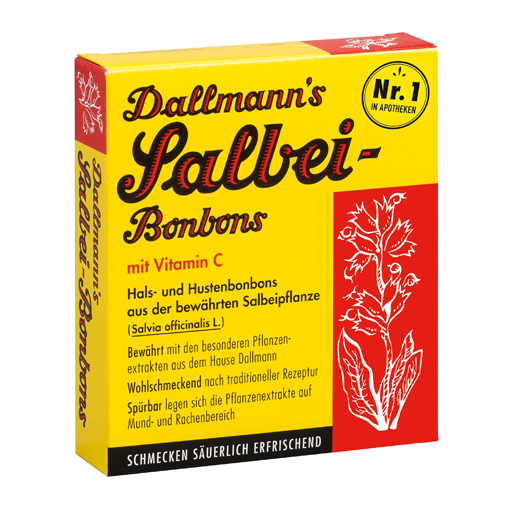 DALLMANN'S Salbei-Bonbons m.Vitamin C  20 St  Bonbons