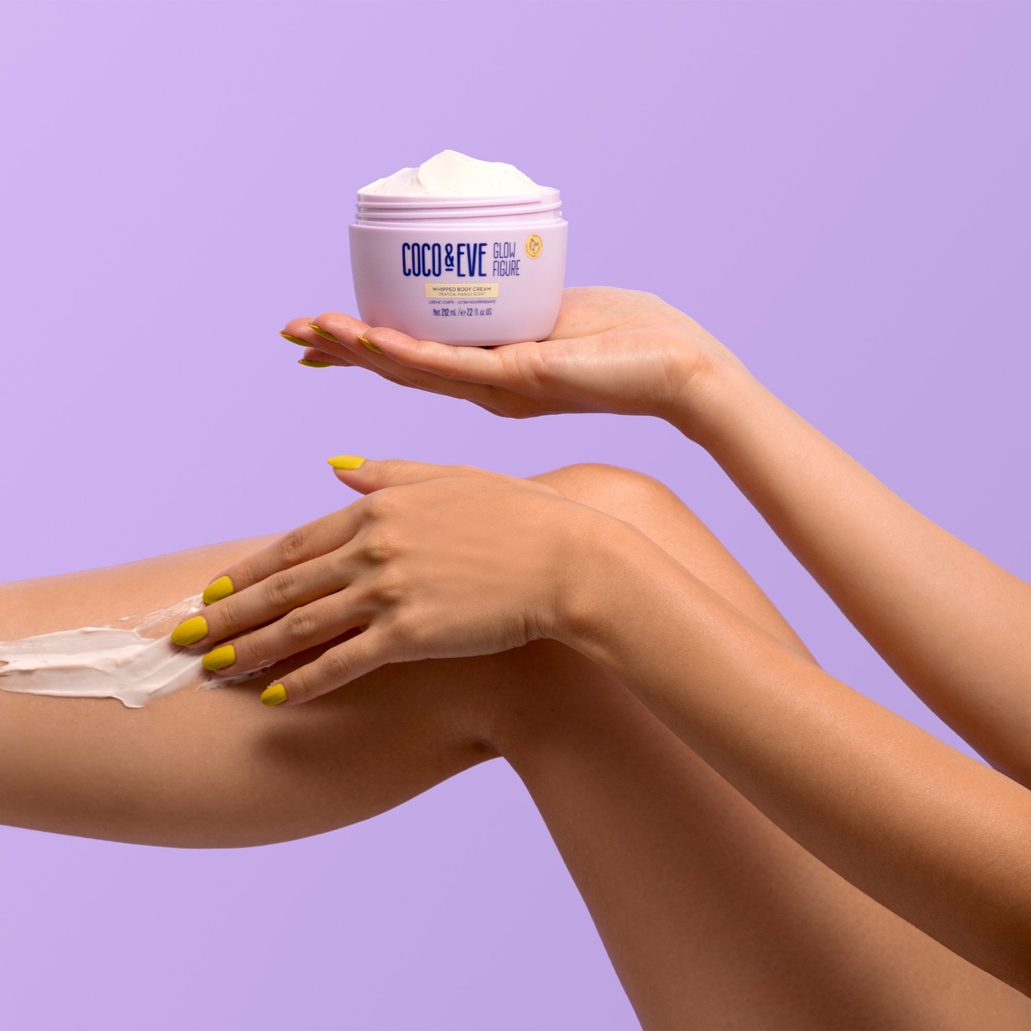 Coco & Eve Glow Figure šľahaný telový krém - liči a dračie ovocie