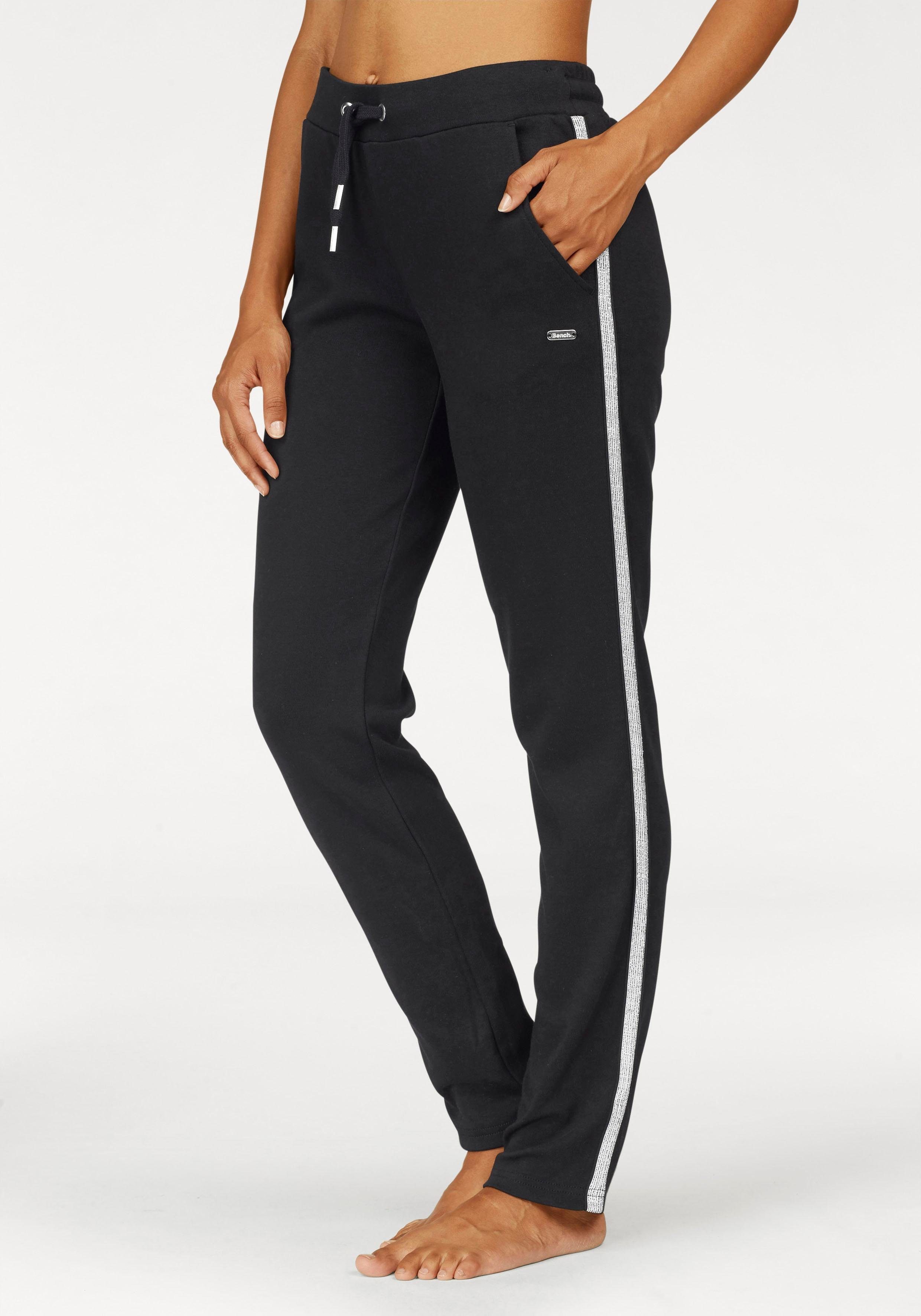 Bench. Loungewear Homewearhose mit Metallic-Streifen, Loungewear, Loungeanzug