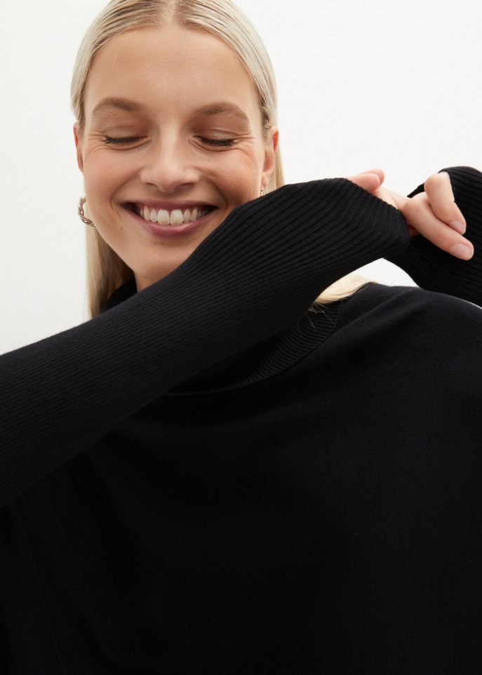 Pullover mit Fransenkante