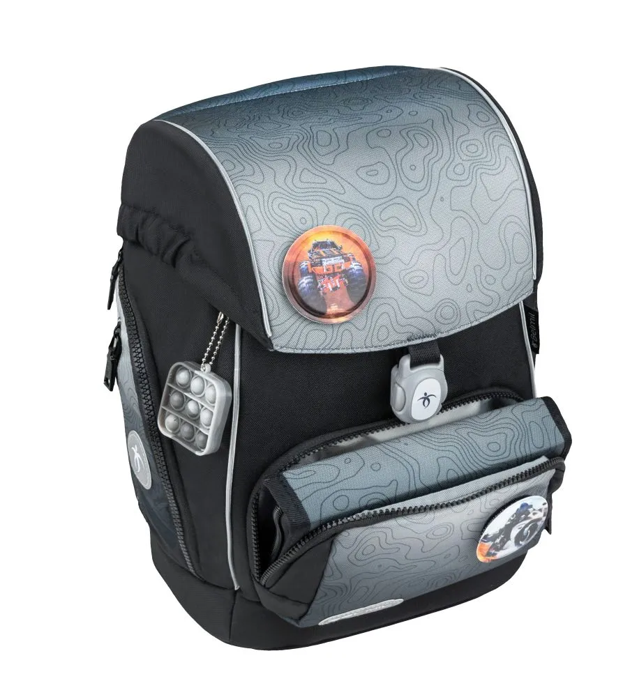 Belmil Premium Comfy Plus Schulra﻿nzen-Set 5-tlg - Black Grey