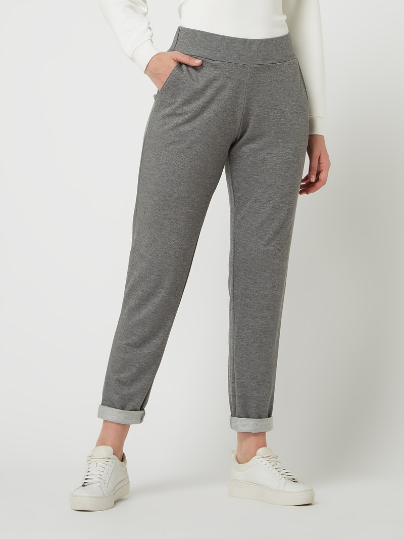 Lounge-Hose mit Modal-Anteil in mittelgrau