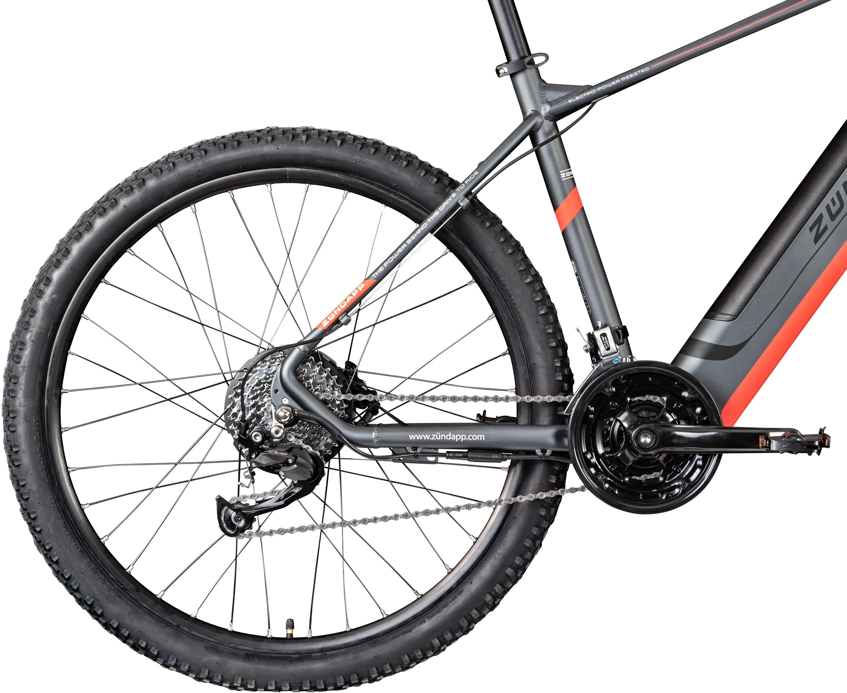 Zündapp E-Bike Z808, 24 Gang, Kettenschaltung, Heckmotor, 504 Wh Akku