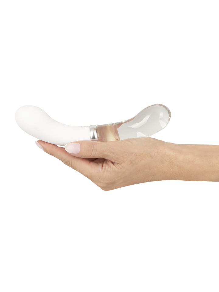 Liaison Vibrator G-Spot LED Vibrator in weiß günstig kaufen 18 cm