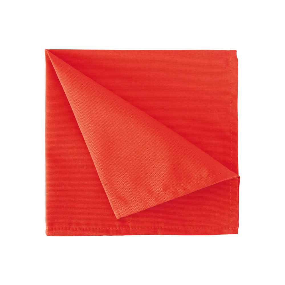 Serviette rot Uni-Rips