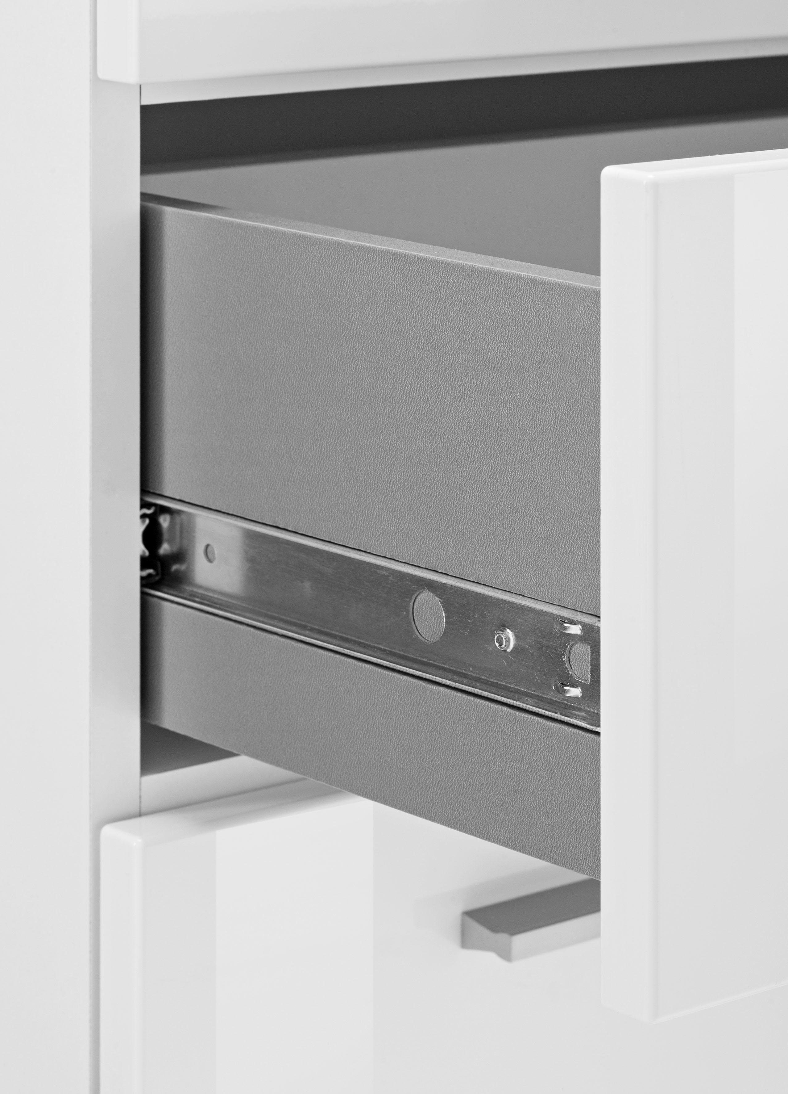 INOSIGN Midischrank Avena Breite 73 cm, Badezimmerschrank mit 1 großen Schubkasten und 4 Türen