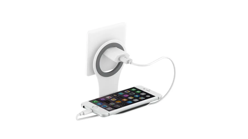 Xlayer Halterung Colour Line Steckdosenhalterung White