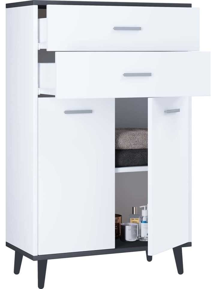 ebuy24 Badschrank Landos Weiß 60 x 28 cm günstig kaufen onesize