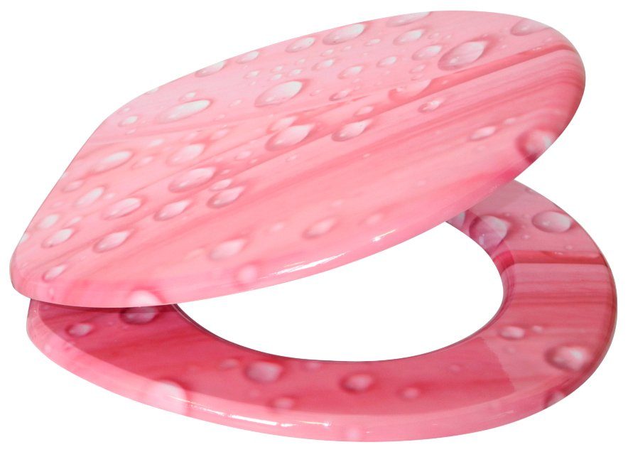 Sanilo WC-Sitz Pink Flower, mit Absenkautomatik