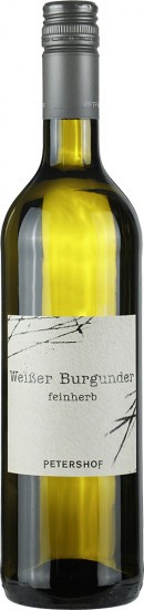 2019 Weißer Burgunder feinherb - Weingut Petershof