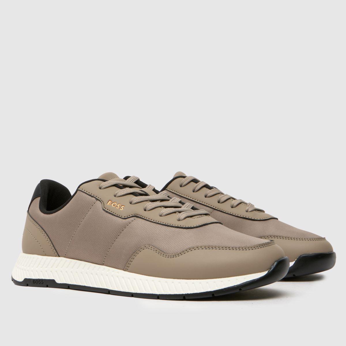 BOSS – Beige titansneakers