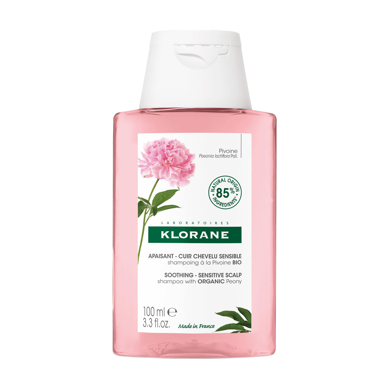 Klorane Shampoing Apaisant à la Pivoine - Cuir Chevelu Sensible
