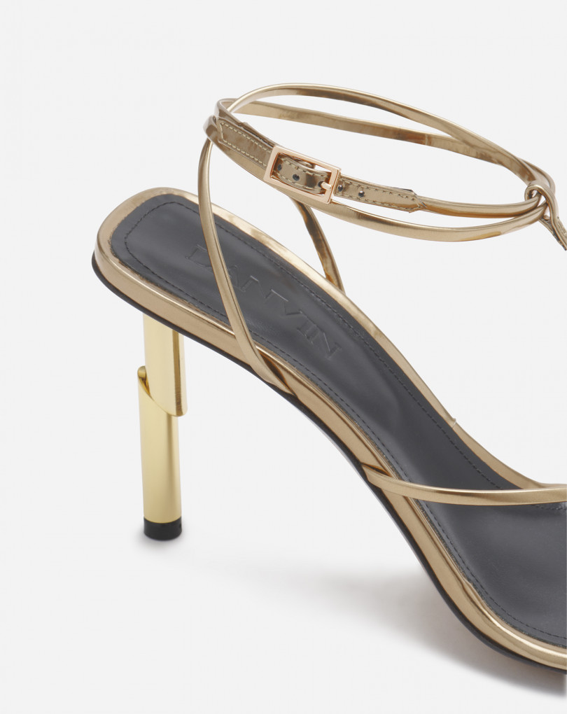 SANDALES SEQUENCE BY LANVIN EN CUIR MÉTALLISÉ