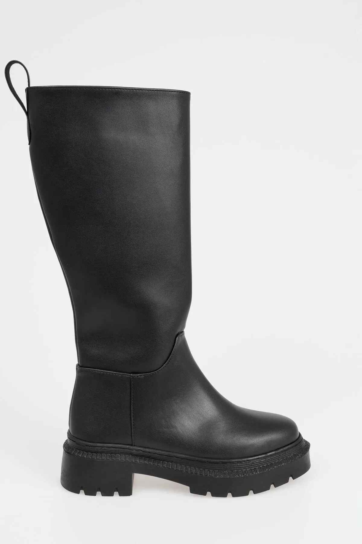 CZ London  Schnürsenkellose Damenstiefel mit dicker Zehensohle