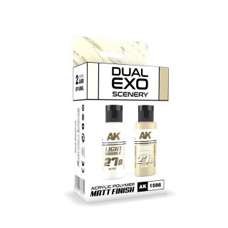 Dual Exo Scenery Set 27 - 27A Light Marble & 27B Dark Marble
