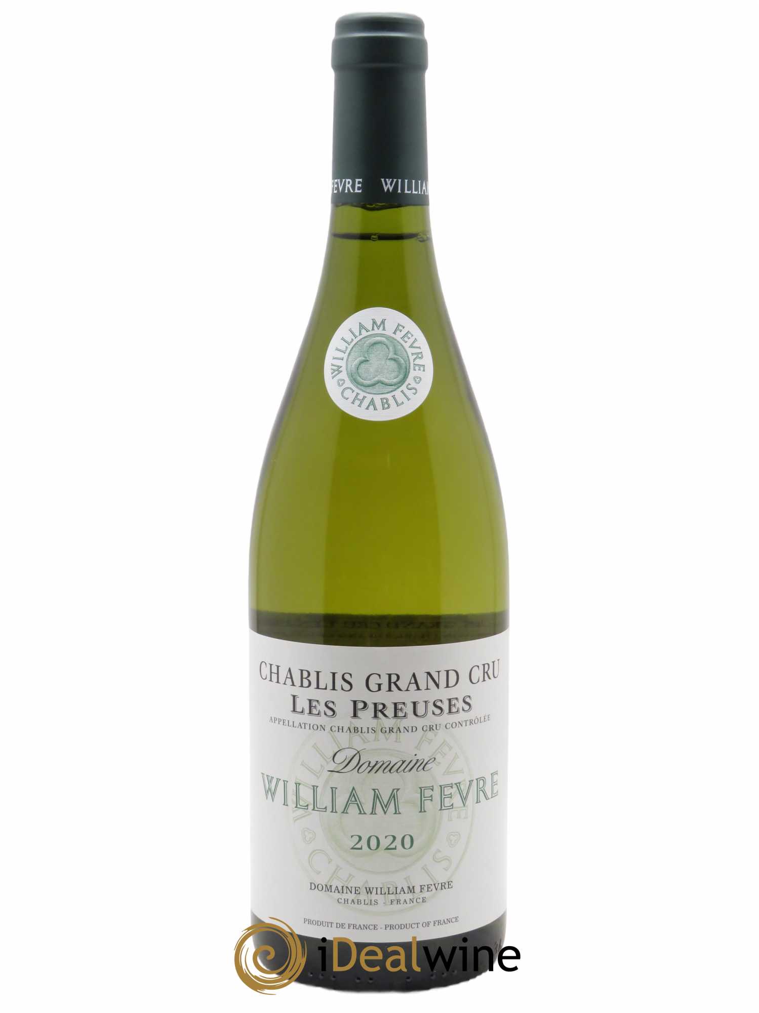 Chablis Grand Cru les Preuses William Fèvre (Domaine) (CBO à partir de 3 BTS) 2020 - Lot de 1 Bouteille