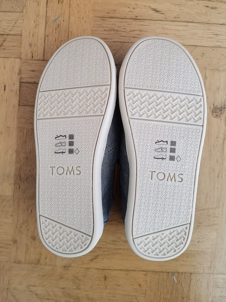 TOMS Toms Kinder Slipper in Blau Gr. 28 günstig kaufen 28
