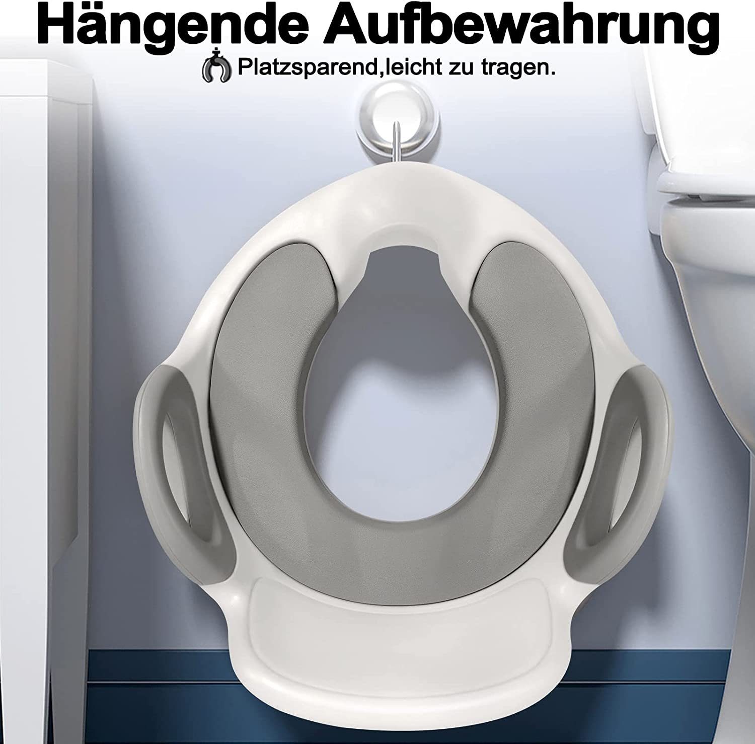 AUFUN Baby-Toilettensitz Kinder WC Sitz kinder Toilettentrainer Töpfchen, 3 Farben