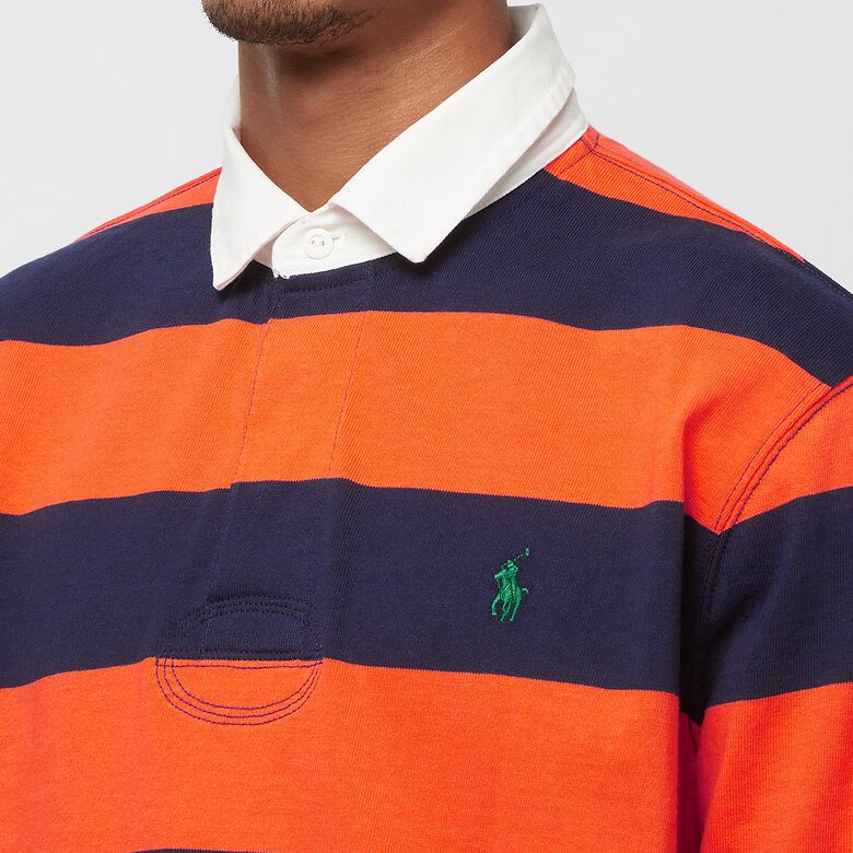 Polo Ralph Lauren Rugby M3-Long Sleeve-Knit cruise navy/spectrum orange