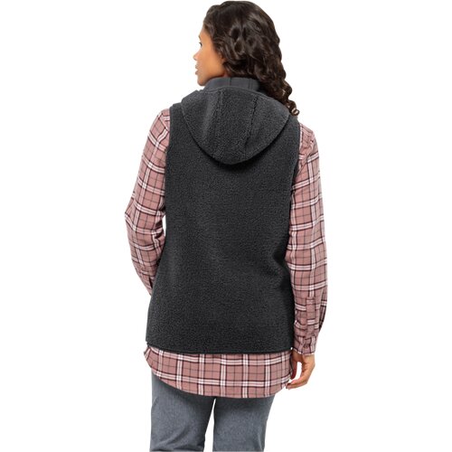 DAMEN WESTE HIGH CURL LONG VEST W