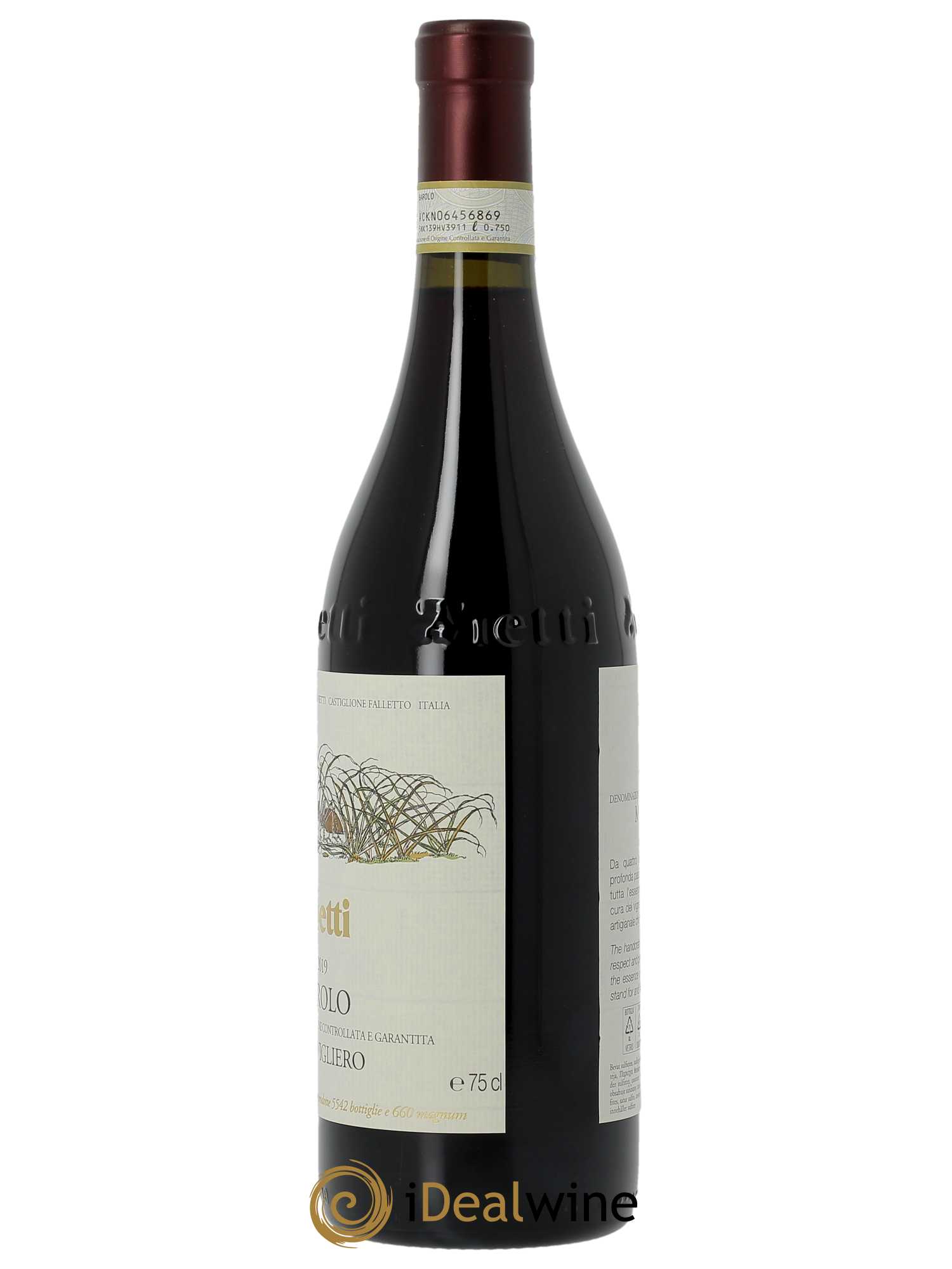 Barolo DOCG DOCG Monvigliero Vietti  2019 - Lot de 1 Bouteille