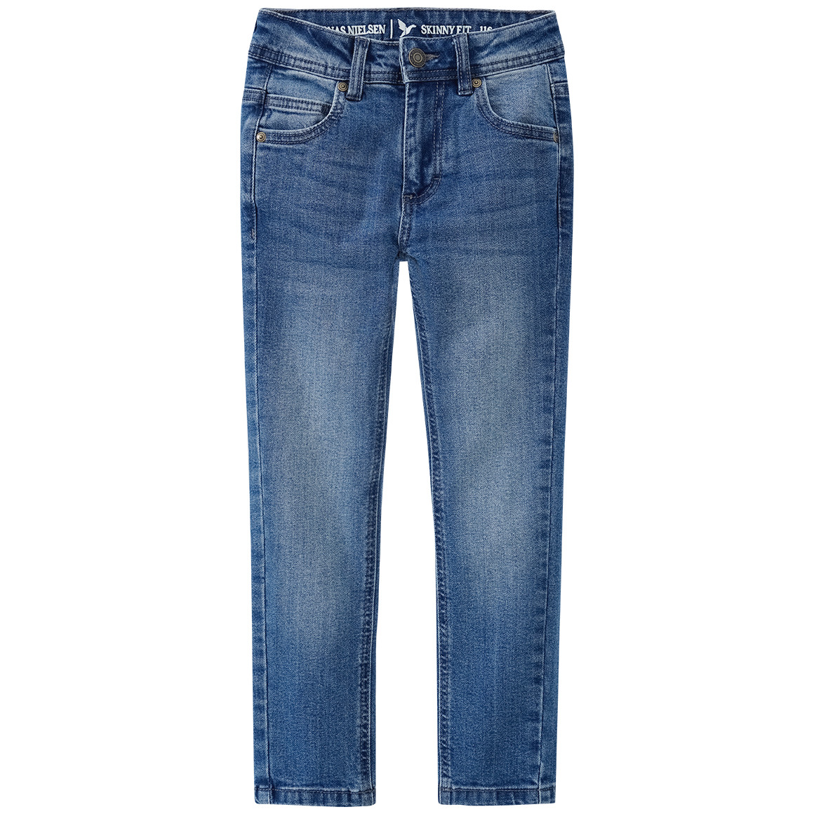 Jungen Skinny-Jeans mit Used-Waschung