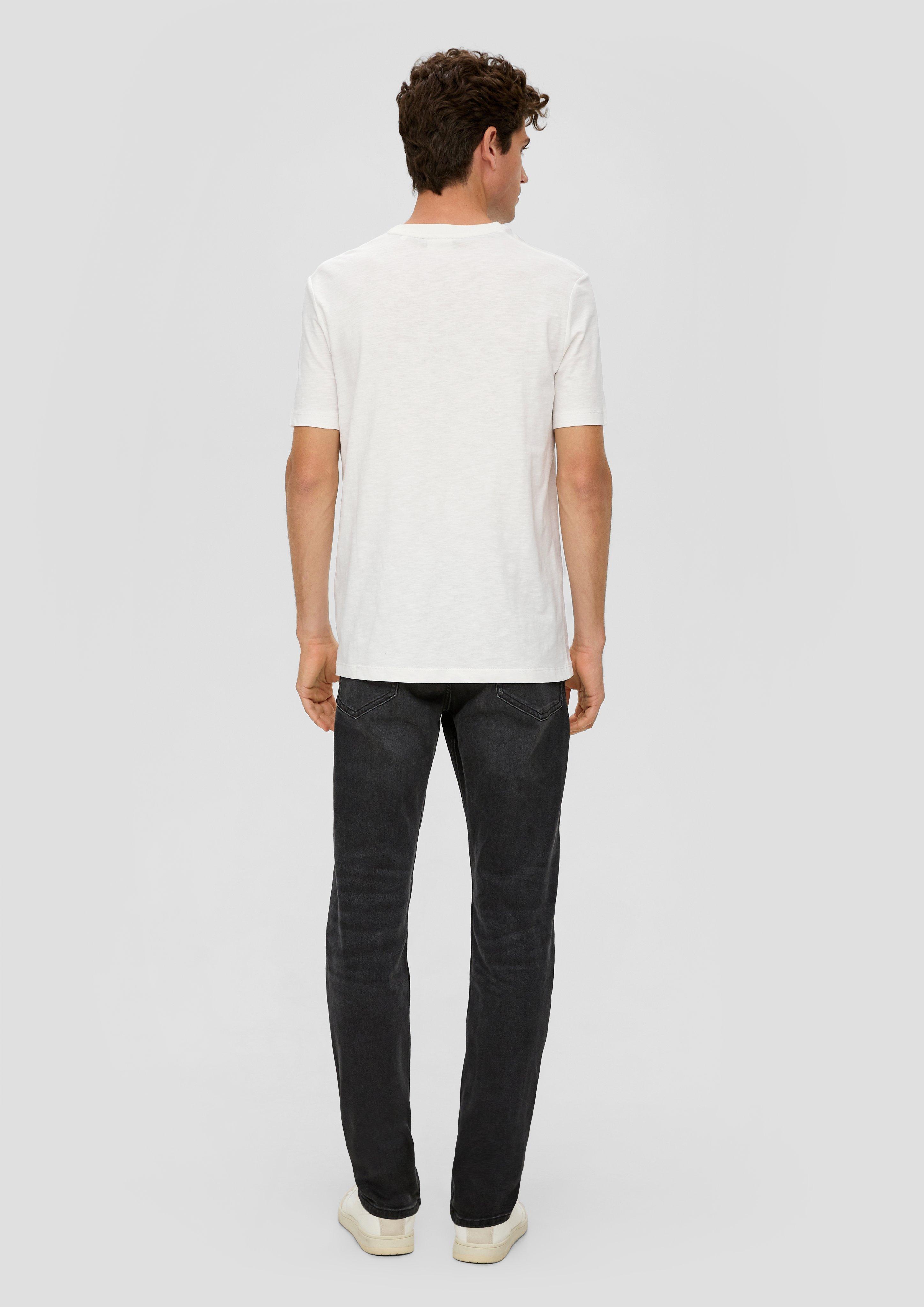 Baumwollshirt mit Flammgarnstruktur  2135743-01D1